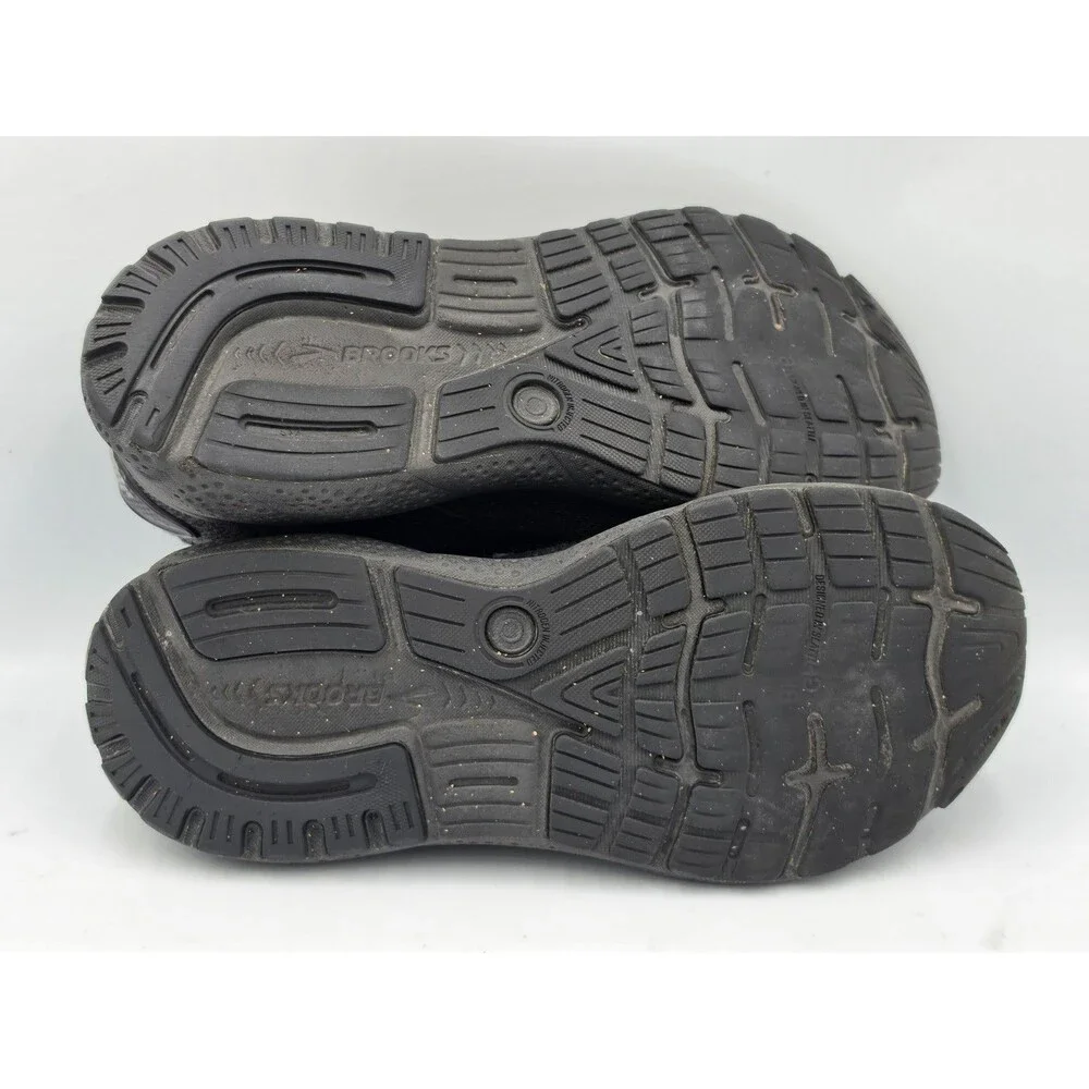 Brooks Ghost 16 Womens Size 8.5 B Shoes Triple Black Athletic Running Sneaker